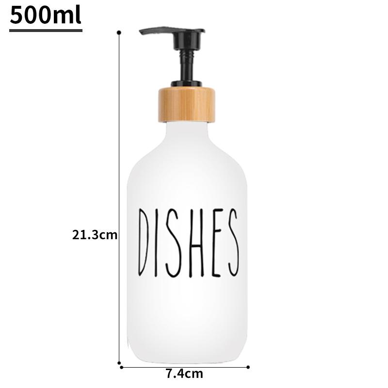 500 мл дозатор для мыла для посуды набор для кухонной раковины бутылка для мыла с поддоном бутылка для хранения моющего средства украшение для дома ванная комната