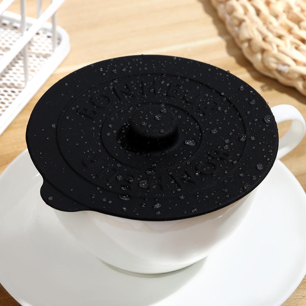 3pcs Protective with Convex Handle Dust Free Cup Accessories Mug Cover Cup Caps Sealing Lid