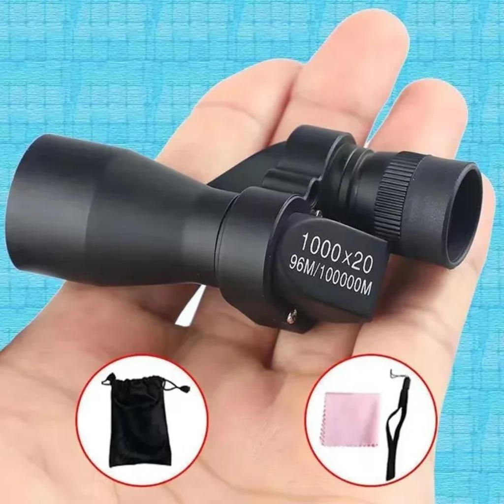 Portable Resin Mini Pocket Monocular Telescope 1000x20 High Magnification Zoom Outdoor Fishing Telescope for Hunting Camping