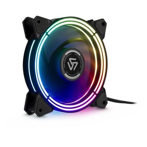 Ventilateur PC - INTER-TECH - Alseye Halo 3.0 - 12 cm - Éclairage RGB - 30 dB