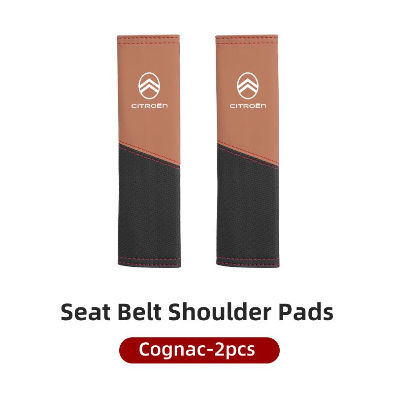 Car Seat Belt Cover Safety Belt Two-colour Splicing Shoulder Protection Pads For Citroen C4 C3 C5 C1 C-Elysee Berlingo Picasso