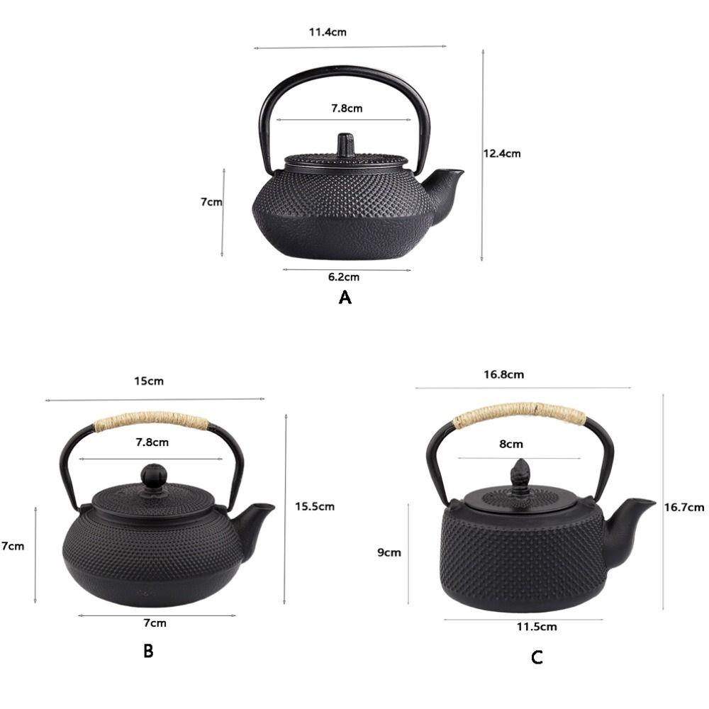 With Stainless Steel Infuser Cast Iron Pot Teapot Boiling Water Kettle Oolong Tea