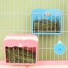 Hanging Rabbit Hay Holder Plastic Grass Basket Rabbit Grass Rack For Ferret Bunny Chinchillas