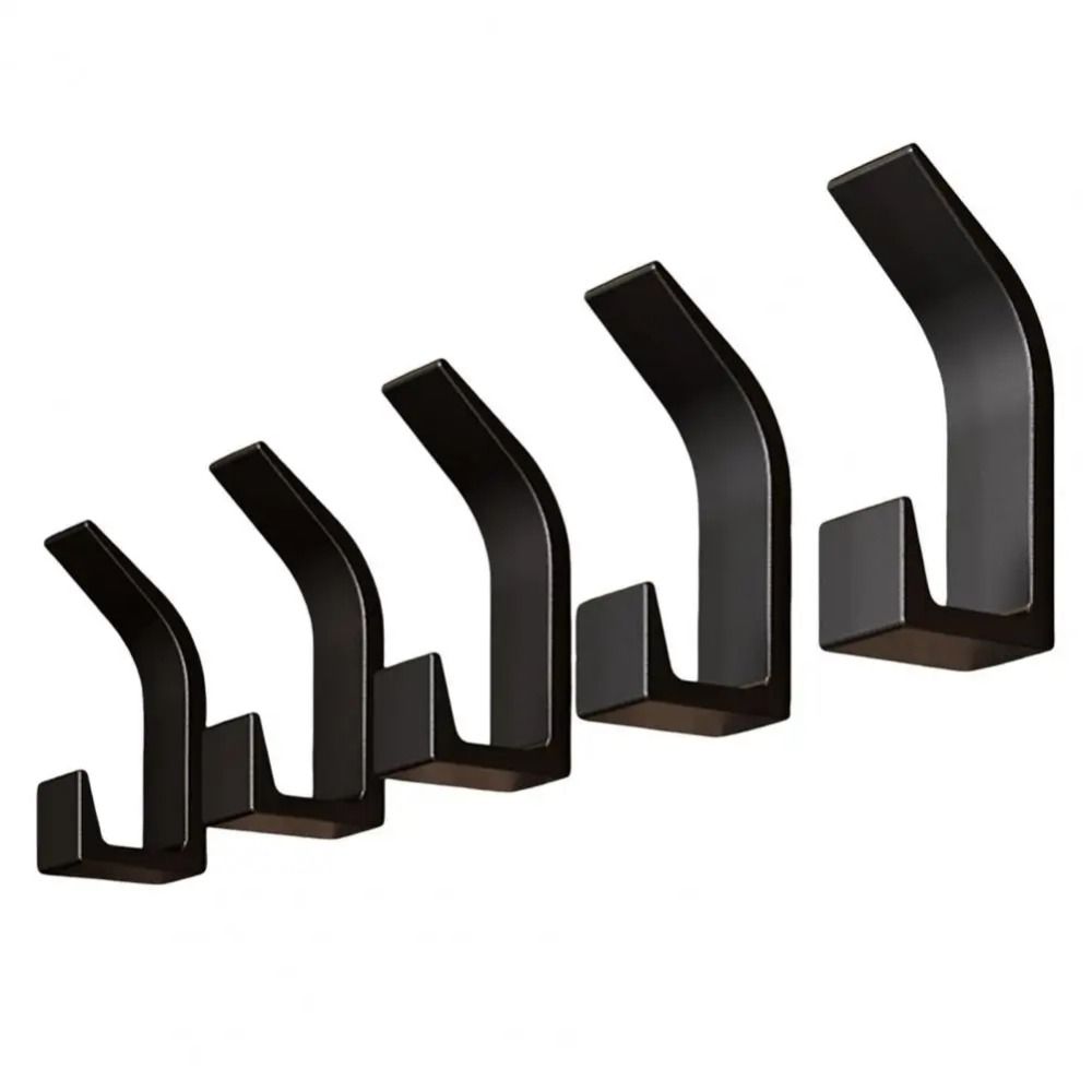 5 шт./компл. настенные крючки для полотенец для одежды без сверления, органайзеры для душа, пластиковая вешалка для хранения