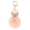 Bag Pendants Women Gifts Pearl Pendant Key Ring Car Key Chain Fur Keychain Fur Ball Keychain