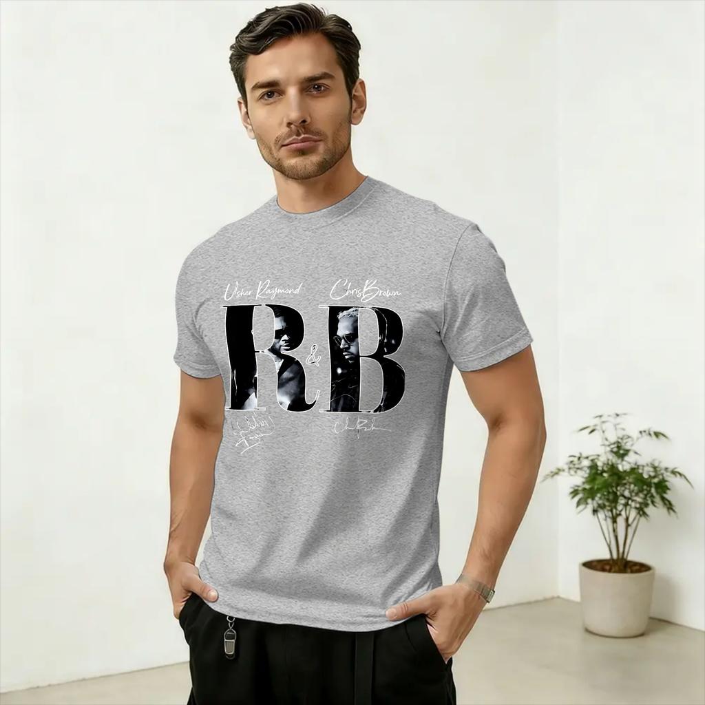 Raymond Brown RB Tour 2026 Concert T Shirts Unisex Cotton Vintage TShirt Crew Neck Tees Short Sleeve Tops Plus Size