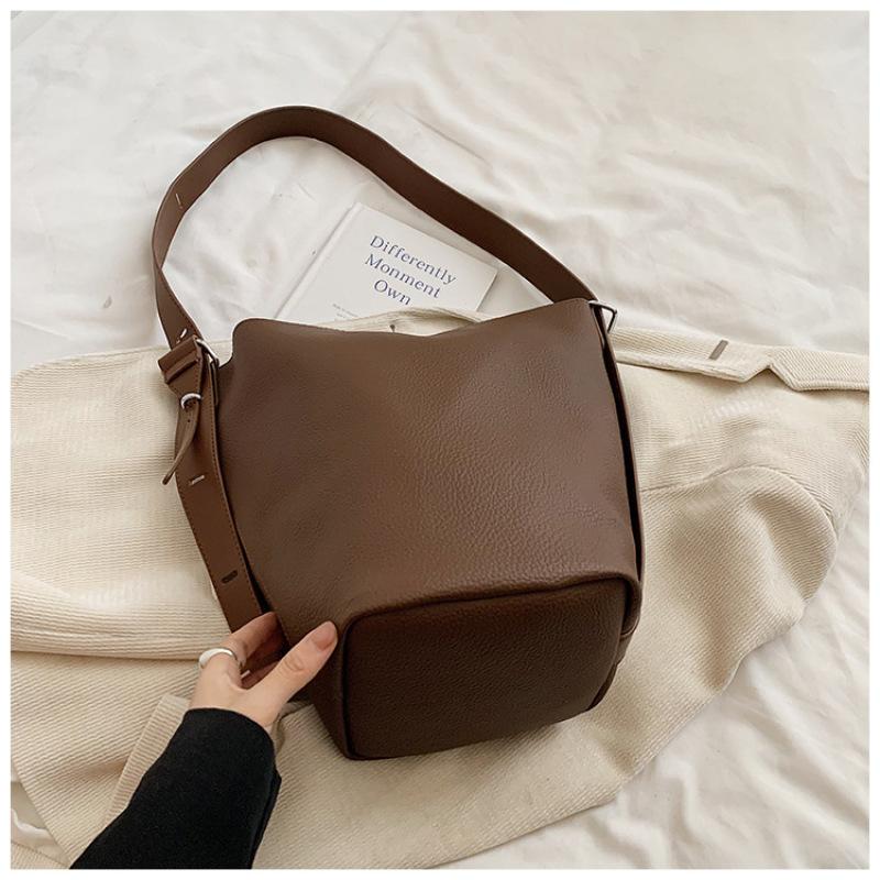 Tooxika Французская ретро сумка-ведро большой вместимости новая универсальная сумка сумка-мессенджер