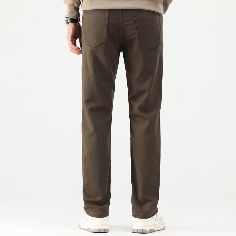 MONTAGUT Men's Long-Staple Cotton Business Casual Straight-Leg Pants