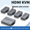 HDMI KVM Cable Splitter Extender 1x4 - 200m, 1080P 60Hz
