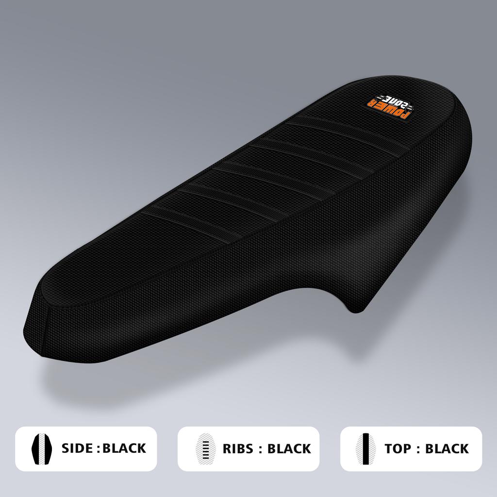 Powerzone Motorcycle Seat Cover For Ridstar Q20 Electric E Bike Soft Rubber Waterproof Non-slip Ribbed Motorcycle Accessories