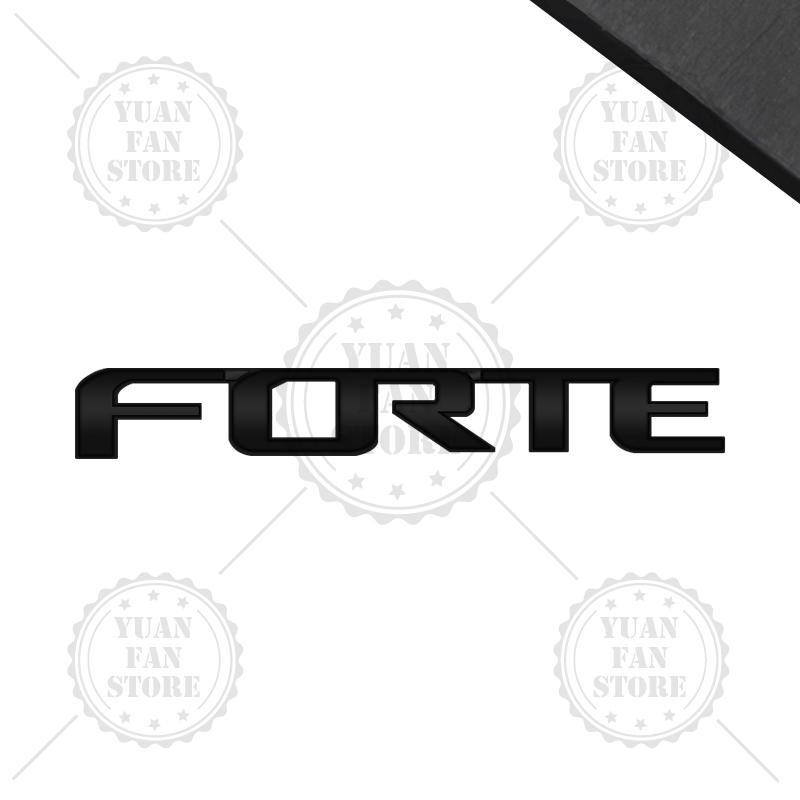 Rpqjh8 1 шт. Металлическая буква Для Forte 3D Эмблема Наклейки на задний багажник автомобиля Значок Автоаксессуары Стайлинг