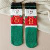 Duck Fashion Design Santa Korean Style Coral Fleece Socks Christmas Hosiery Floor Socks Women Socks