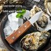 Professional Oyster Knife with Wooden Handle - Scallop and Shell Opener