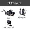 Новый Wifi 2/3 камера автомобильный видеорегистратор видеорегистратор FHD 1080P 3-канальный объектив видеорегистратор интерьерный видеорегистратор видеорегистратор черный ящик супер ночное видение
