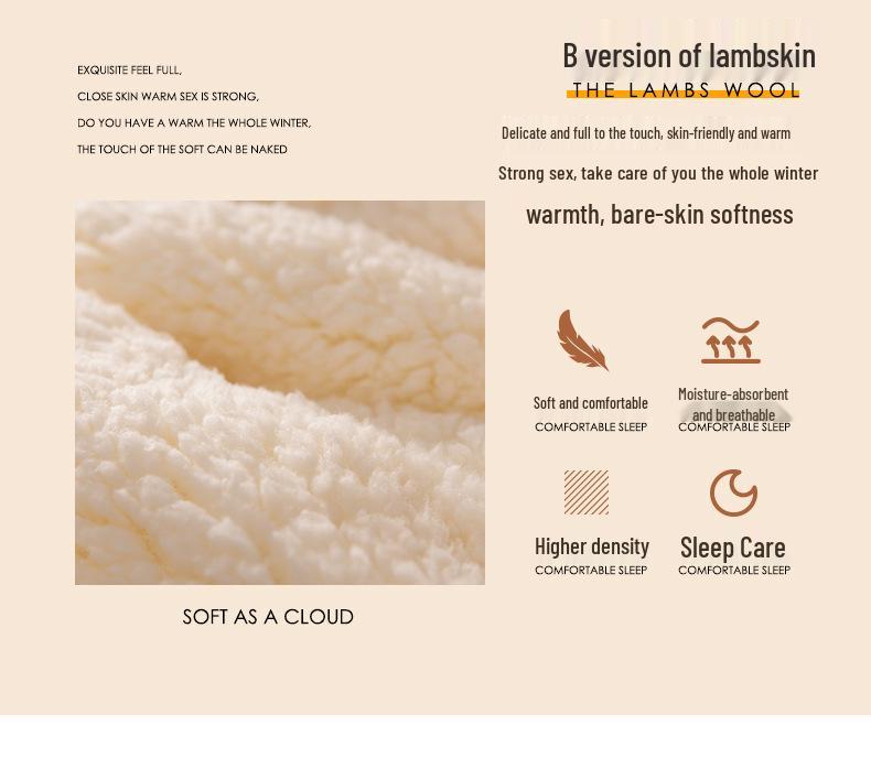 Зимнее фланелевое одеяло из овечьей шерсти: Толстый, теплый хлопок для односпальной кровати в общежитии