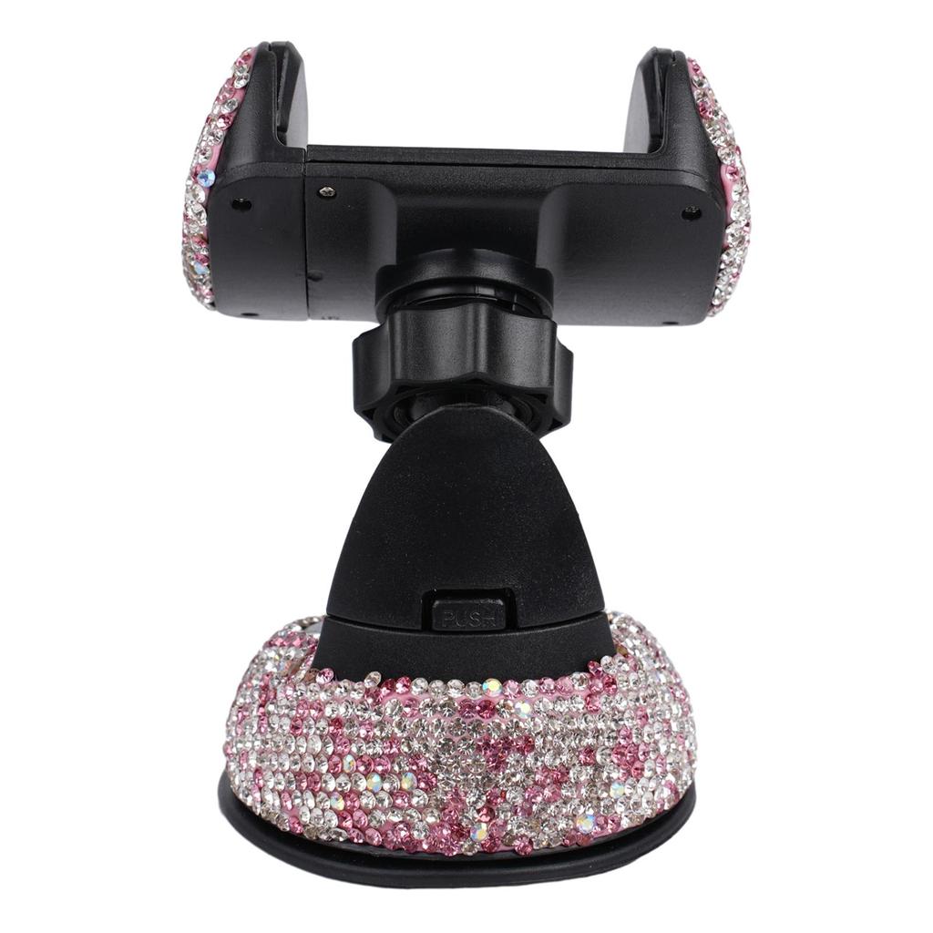 Bling Phone Holder Car Clip Dashboard Girls Mobile