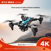 K12 MAX Brushless Drone: Triple Cameras, HD Photography, Smart Obstacle Avoidance Quadcopter