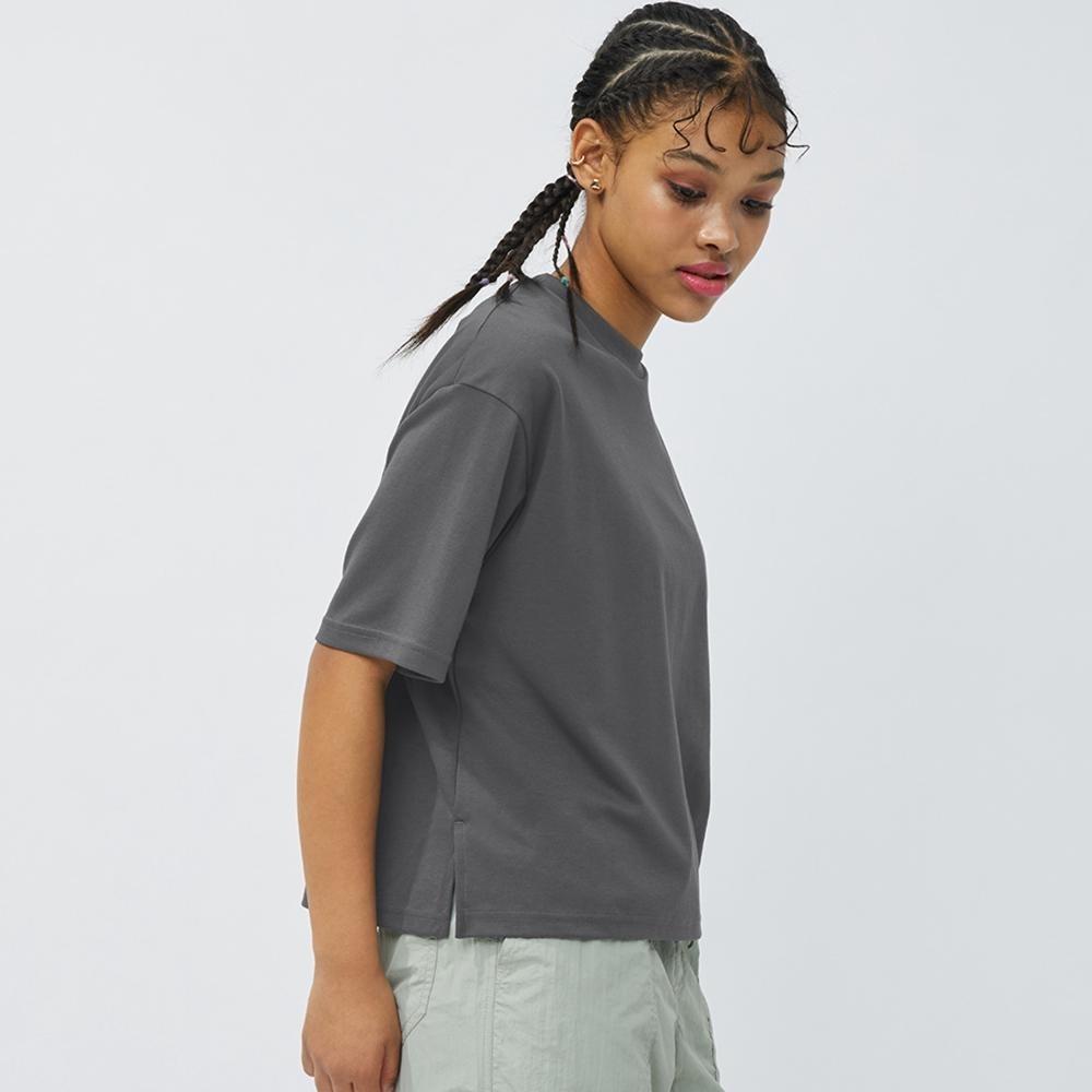 GU by Uniqlo Широкая футболка Dry с рукавами 5 минут 