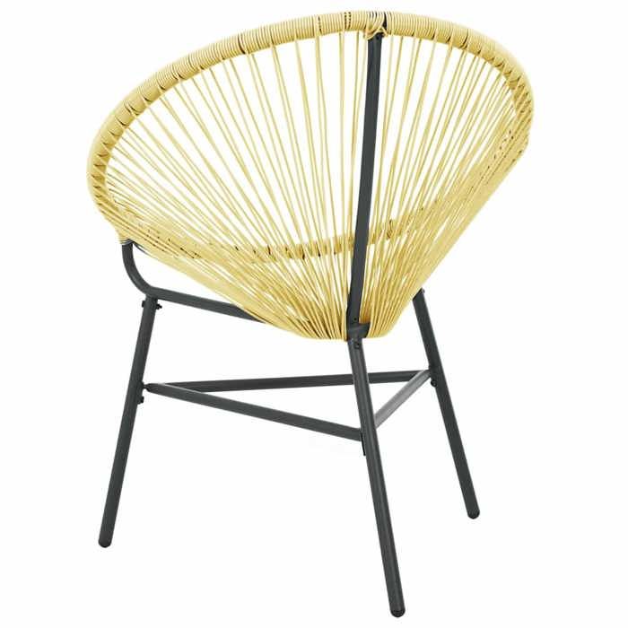 Maison Exclusive - Chaise de jardin Acapulco Résine tressée Beige