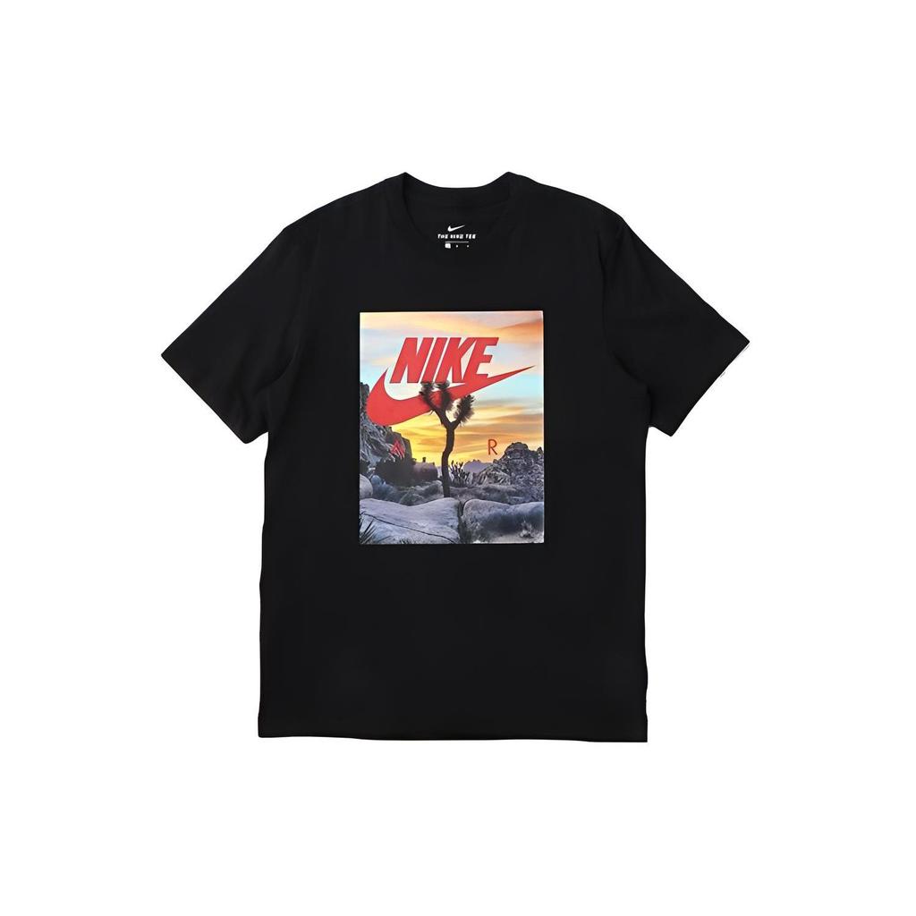 Nike Мужская футболка с втачным рукавом Черная DH0053-010