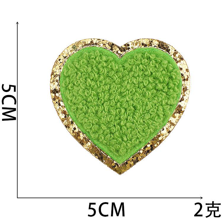 Cross-Border Smiley Face Embroidery Cloth Sticker Towel Embroidery Lightning Patch Sticker Ironing Greet Computer Embroidery Chapter Boy Love Sticker