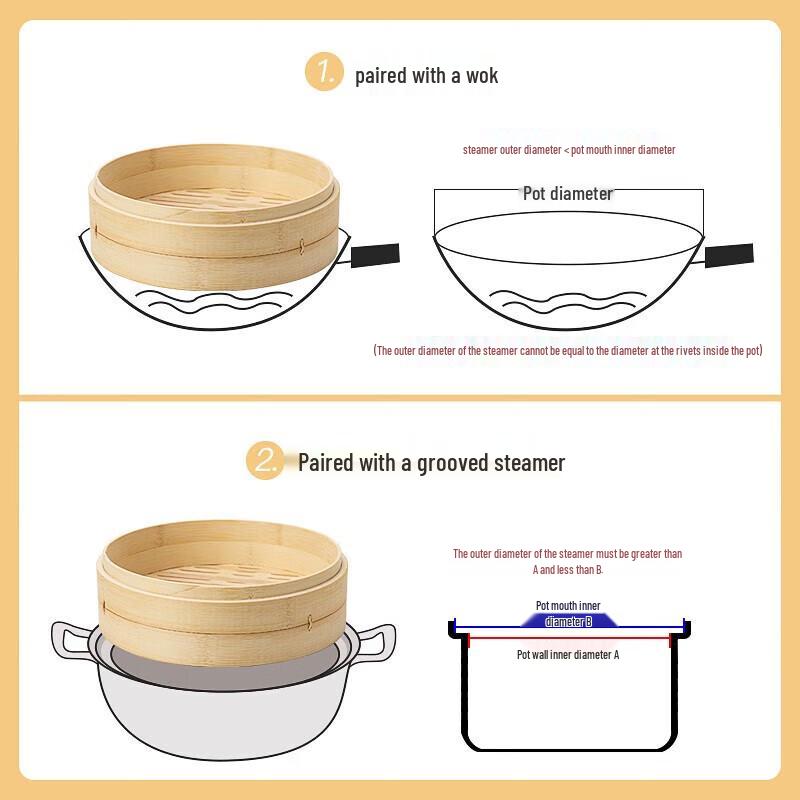 Bamboo Steamer Set