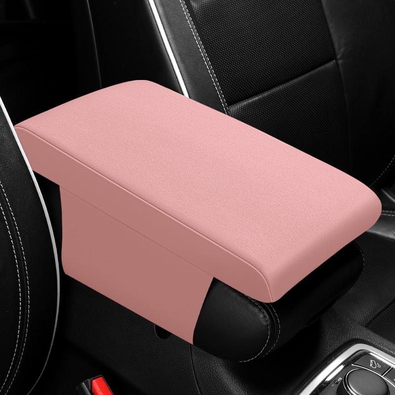 Leather Car Central Armrest Pad Center Console Styling Armrest Comfortable Arm Rest Seat Protective Pad Mat Cushion Pillow