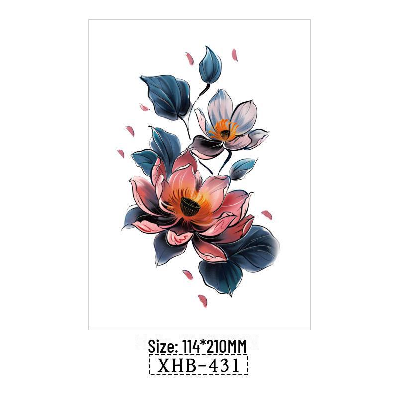 3D реалистичные временные татуировки-наклейки с изображением бабочек, тигров и змей