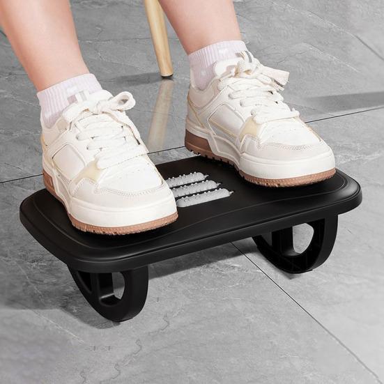 Подставка для ног под столом с массажным роликом, прочная, портативная, для мужчин и женщин