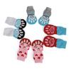 4Pcs Socks Heart-shape Printing Comfortable Dog Accessories Non-Slip Warm Paw Protector for Pet