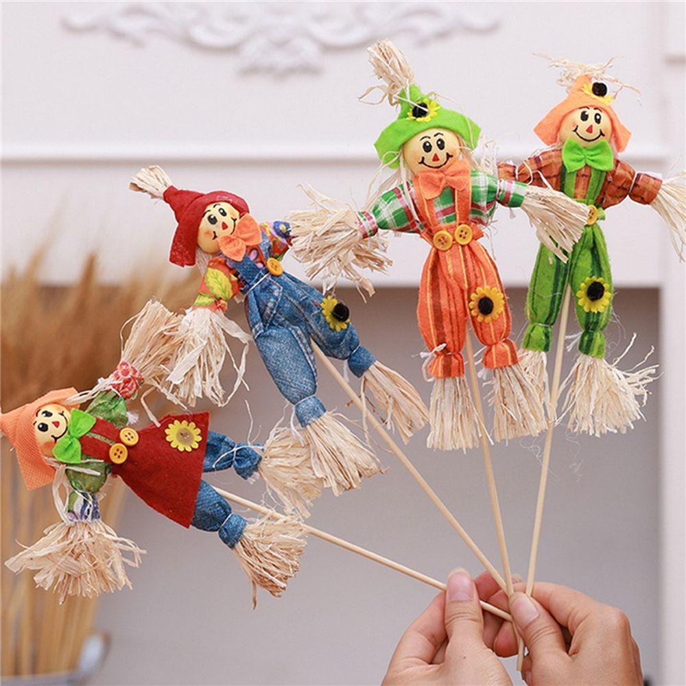 Mall For Party Home Autumn Harvest Halloween Decoration Scarecrow Home Ornament Thanksgiving Day