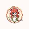 32/44/58MM  Anime Ichika Nino Miku Yotsuba Itsuki Badge Cartoon Round DIY Brooch for Clothing Backpack Coat Decorative Accessories