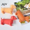 Dachshund Squeeze Toy Mini Stress Relief Simulated Dog Fidget Sensory Gadget Soft Stretchy Animal Shape Home Office Desk
