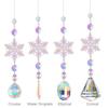 Colorful Agate Sun Catcher Creative Rainbow Prism Ball Window Pendant Rainbow Maker Natural Crystal Hanging Decor Home Car Decor