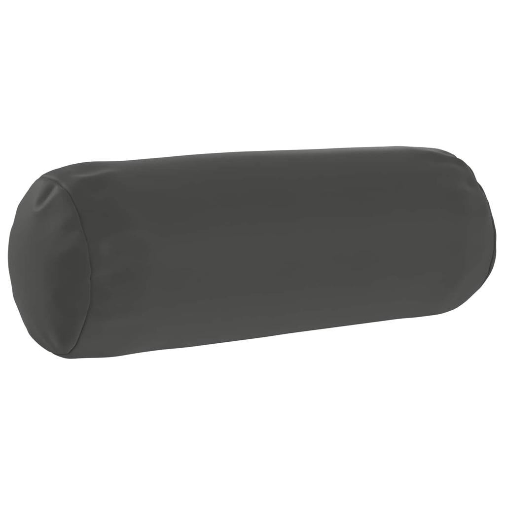 Cushion Cover 2 pcs HEERLEN Anthracite Ø 15 x 40 cm Polyester
