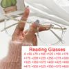Anti-Blue Light Reading Glasses For Women Presbyopic Eyeglass Frame  Square Transparent Computer Glasses Leesbril +2.75