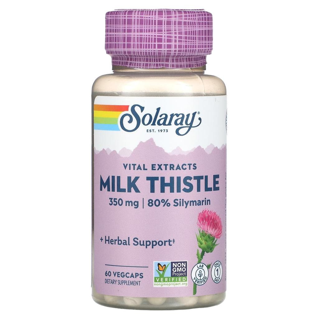 Milk Thistle Seed Extract, One Daily, 350 Mg, 60 Veggie Caps