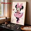Disney Жемчужная живопись Минни Арт Набор для жемчужной живописи Жемчужное искусство Настенный декор Ручная работа Подарок Декор для дома или офиса