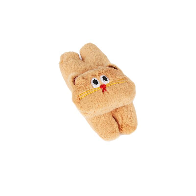 Cute Plush Kitten & Bear Hair Clips, Charms & Brooches