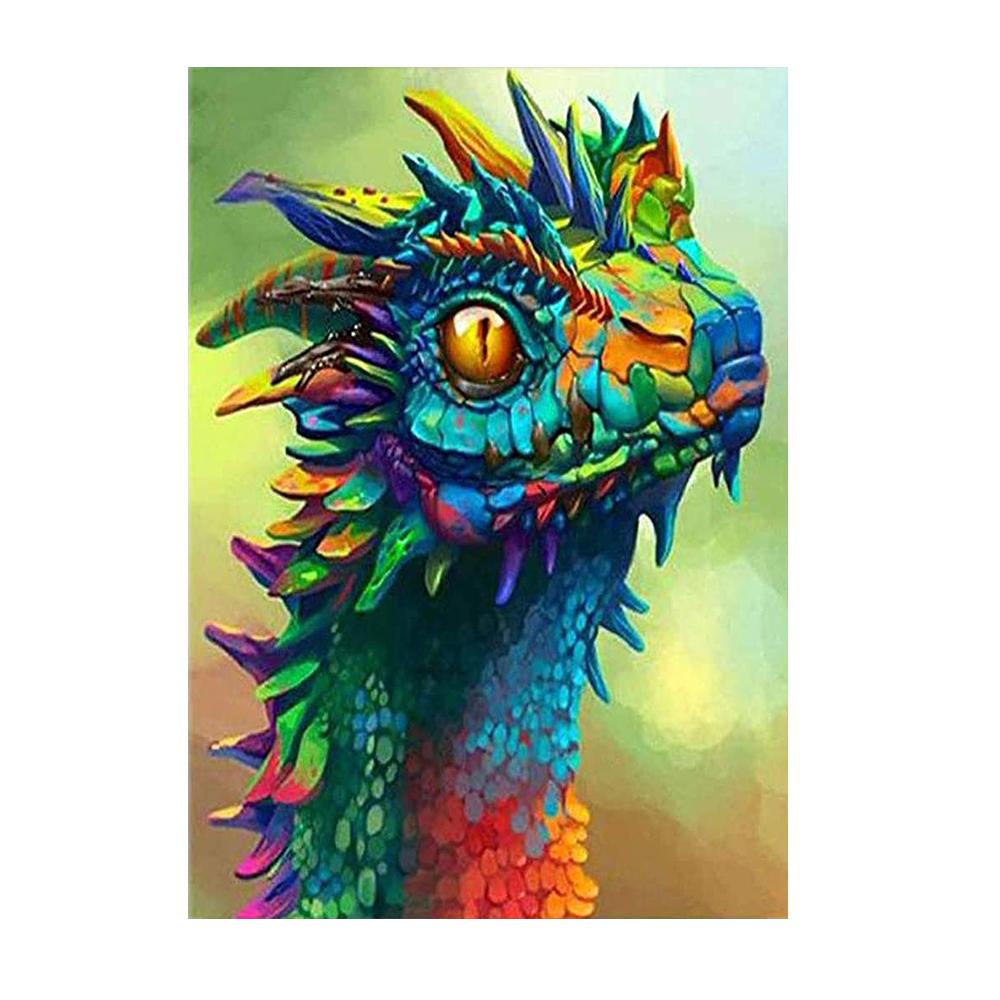 Набор для алмазной живописи Panta Store, набор для вышивки 5D, набор для вышивки крестом из драгоценных камней, мозаика с животными, 3D круглый бриллиант