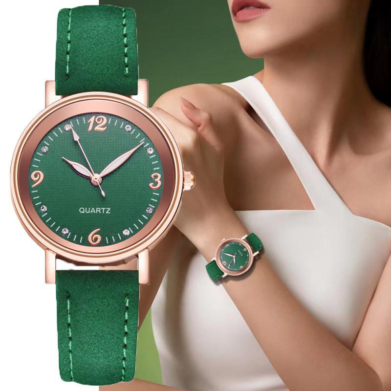 Fashion Luminous Hands Ladies Quartz Watches Simple Leather Strap Woman's Wristwatches Gifts for Wife,Friend,Family