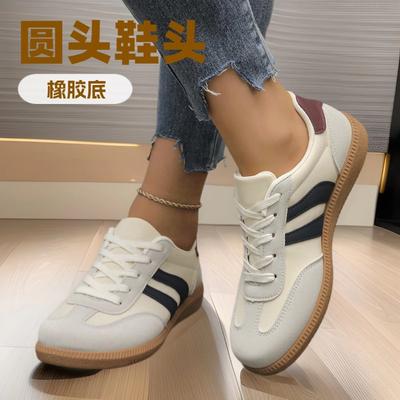 Простые трендовые немецкие тренировочные кроссовки весна и осень 2025 года, новые легкие и красивые повседневные универсальные модные спортивные кроссовки