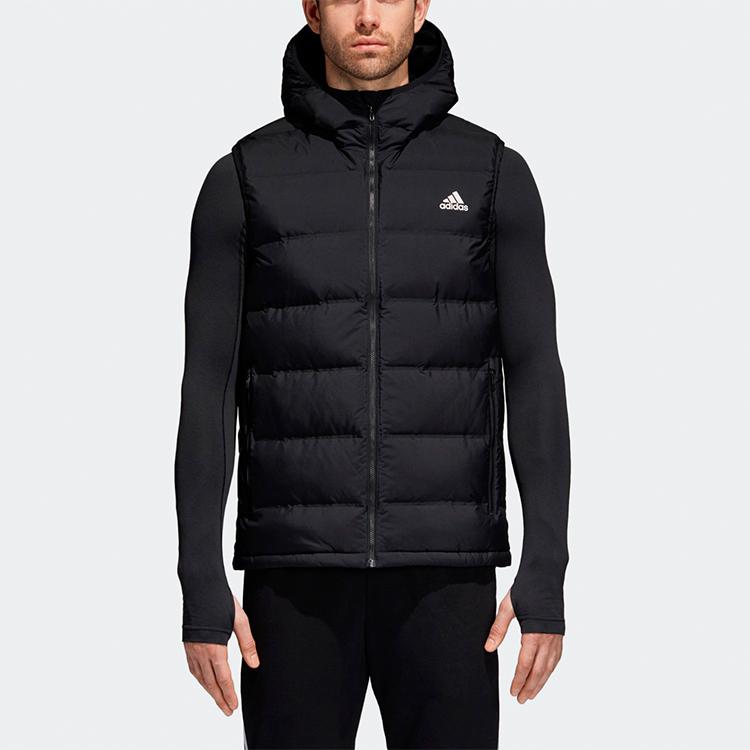 Adidas Helionic пуховик с капюшоном мужская верхняя одежда черный BQ2006