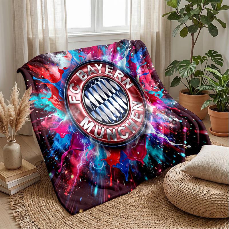 Bayern Munich Theme blanket Soft Flannel Blanket Plush Throw Blanket Cozy Sofa Bed Blanket for Home Decor