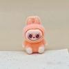 Three-dimensional Flocking Keychain Pendant Cute Bag Accessories Doll Cartoon Ornament