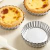 Flower Shape Egg Tart Molds Edge-patterned Pie Plate Mould Pizza Baking Pan  Pastry Making