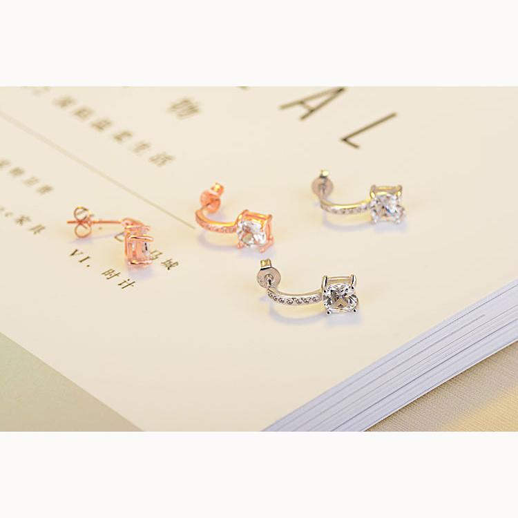 Zircon Earrings Earrings Women Fashion Party Jewelry Sparkling Accessories Daily Wear Gift for Girlfriends