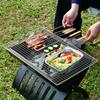 Forest People Stainless Steel BBQ Grill Net - Square Flat Outdoor Barbecue Mat