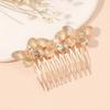 Корейская Мода Металлическая Расческа-Гребень для Волос с Бабочками Заколки Пучок Прическа Свадебная Укладка Свадебные Головные Уборы Держатель для Хвоста Подарок Оптом
