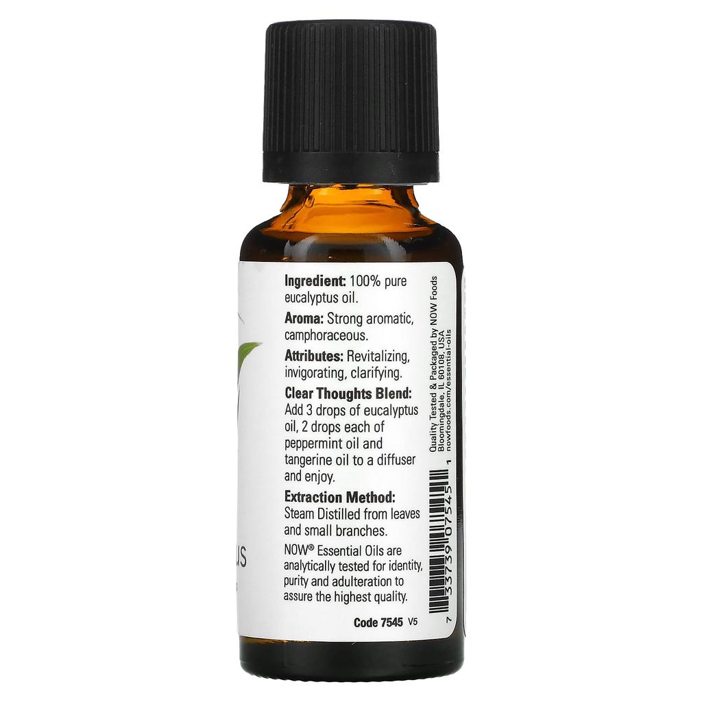 Essential Oils, Eucalyptus, 1 Fl Oz (30 Ml)